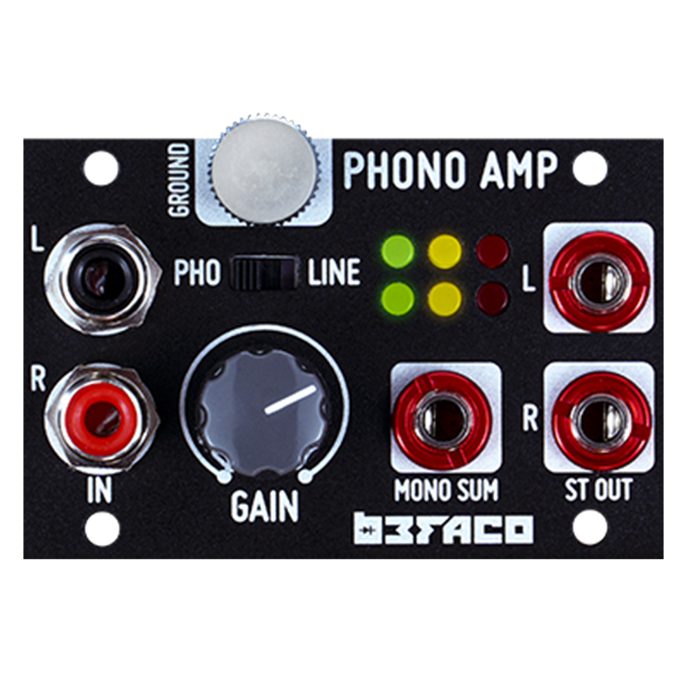 Befaco 1U Phono Amp Eurorack Stereo Hifi Stage Module