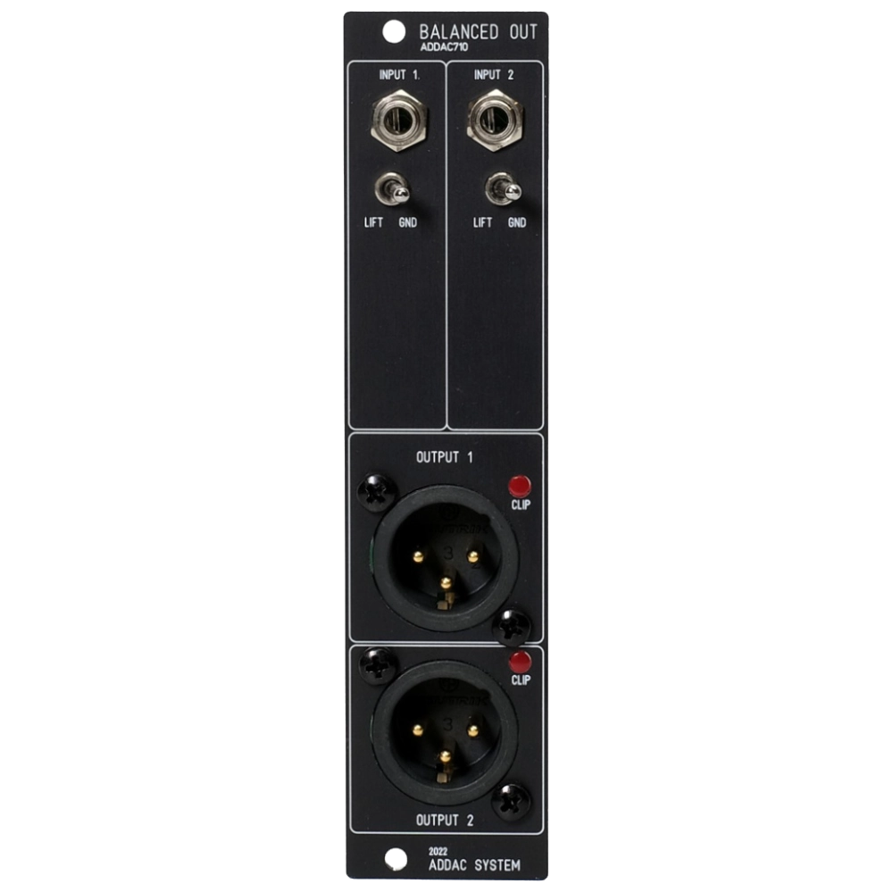 ADDAC 710 Balanced Outputs Eurorack Module