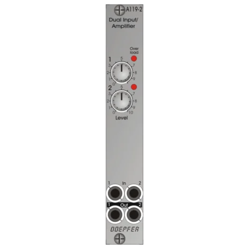 Doepfer A-119-2 Eurorack Dual External Input Amplifier Module