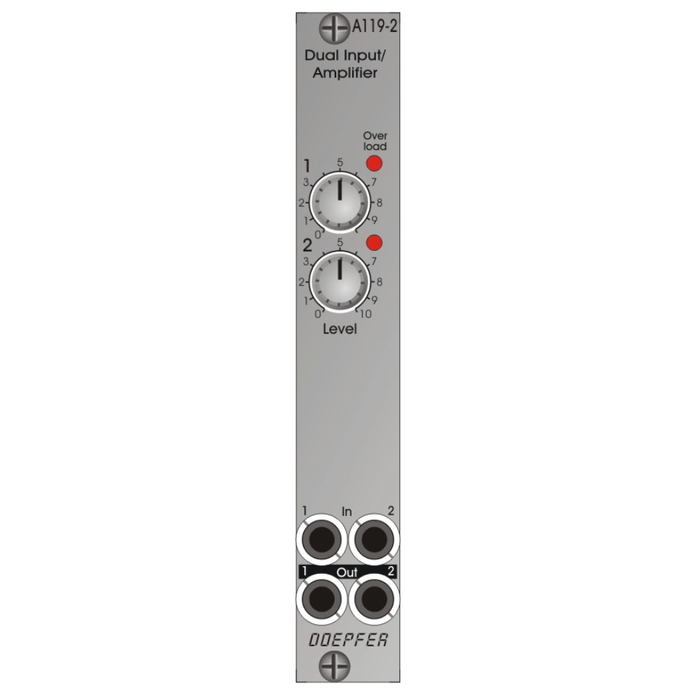 Doepfer A-119-2 Eurorack Dual External Input Amplifier Module