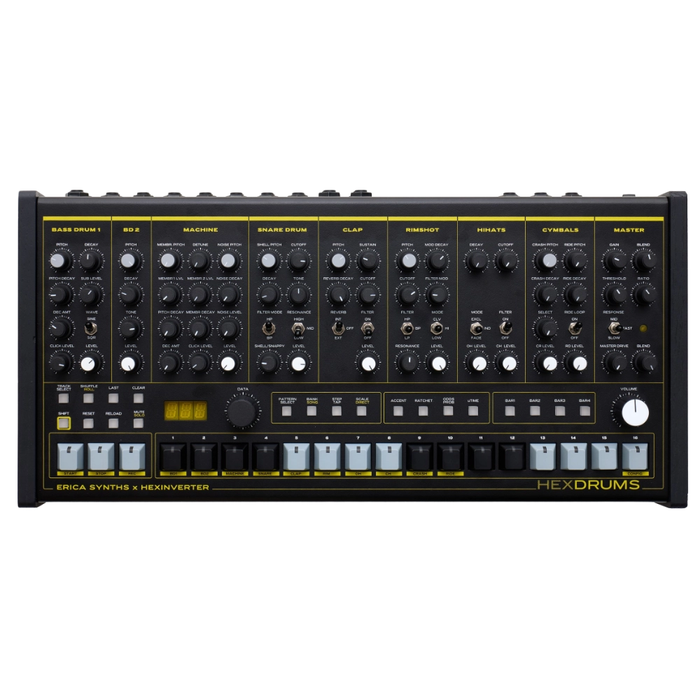 Erica Synths HexDrums Desktop Drum Synthesiser