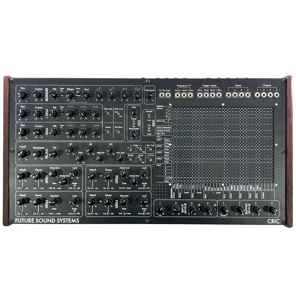 Future Sound Systems Cric Analogue Matrix-Patchable Synthesizer (Brunel Edition)