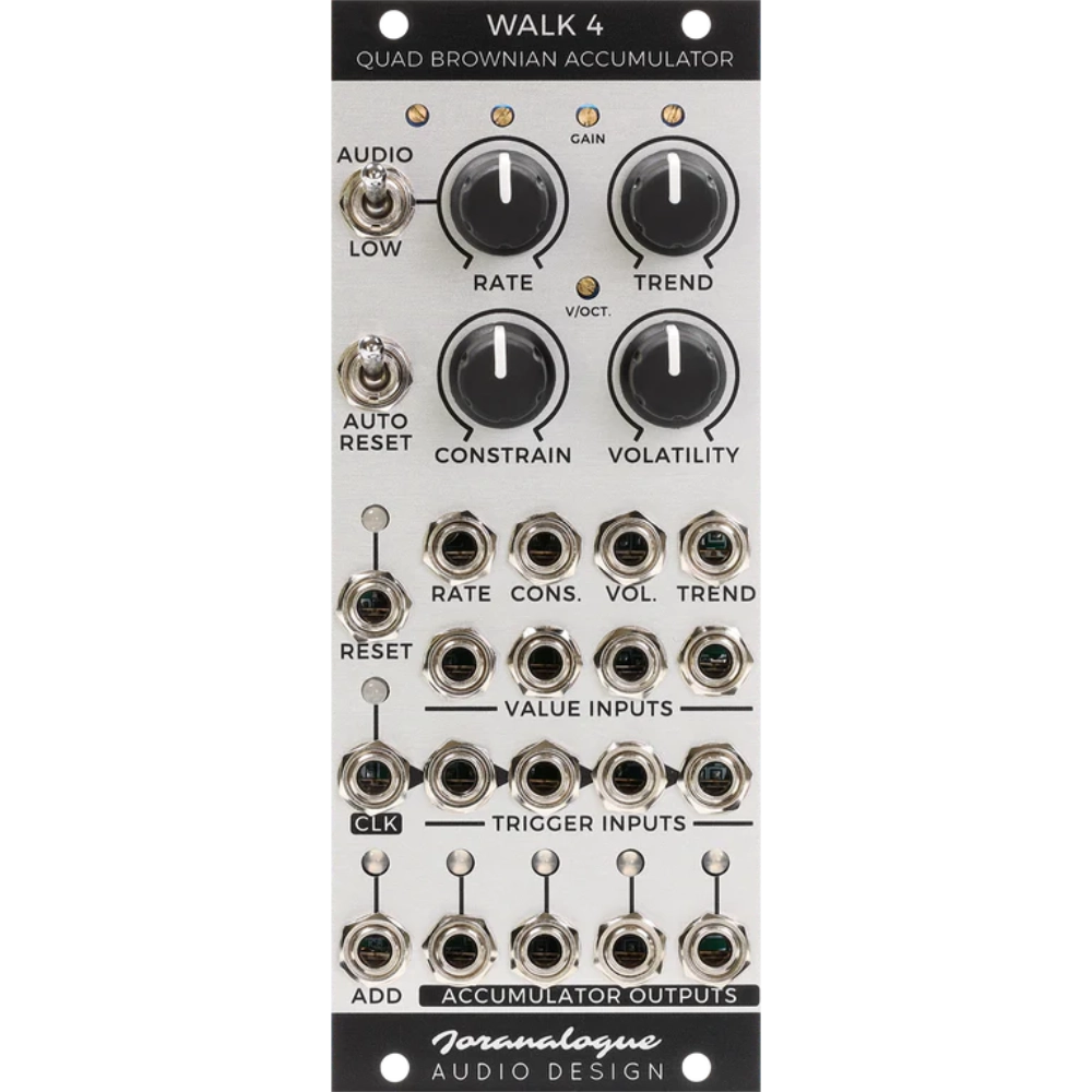 Joranalogue Walk 4 Eurorack Quad Brownian Accumulator Module