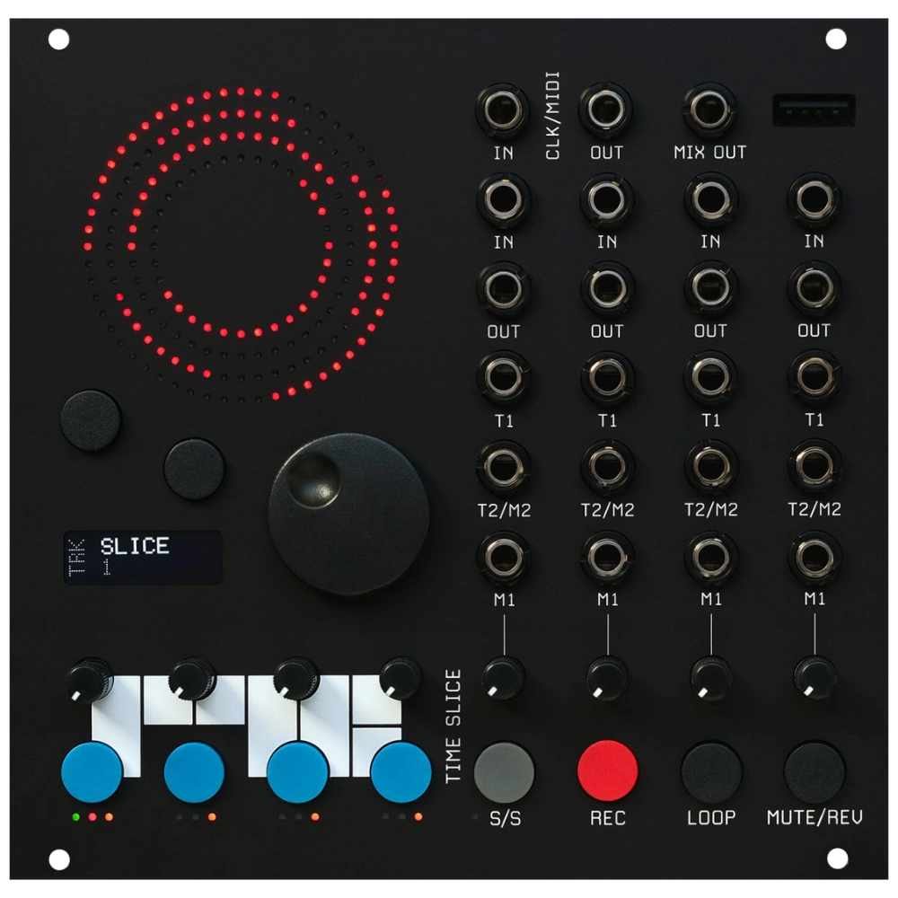 RYK Modular Time Slice Eurorack Quad Channel Looper Sampler Module