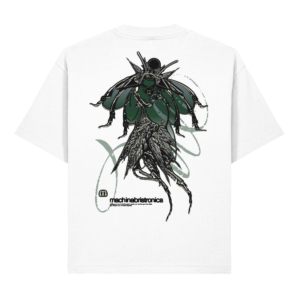 Machina Bristronica 2025 “Bio Synthetic Angel” Festival Tee (White)