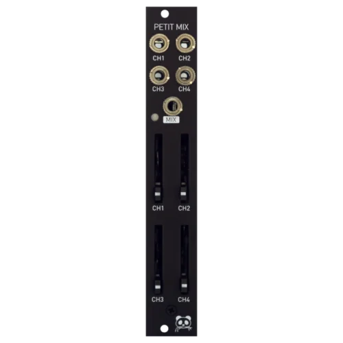 Patching Panda Petit Mix Eurorack Four Channel Mixer Module