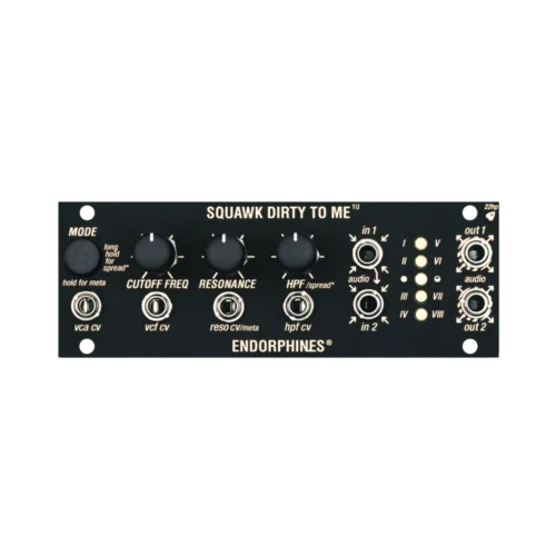 Endorphin.es Squawk Dirty To Me 1U Eurorack Filter Module