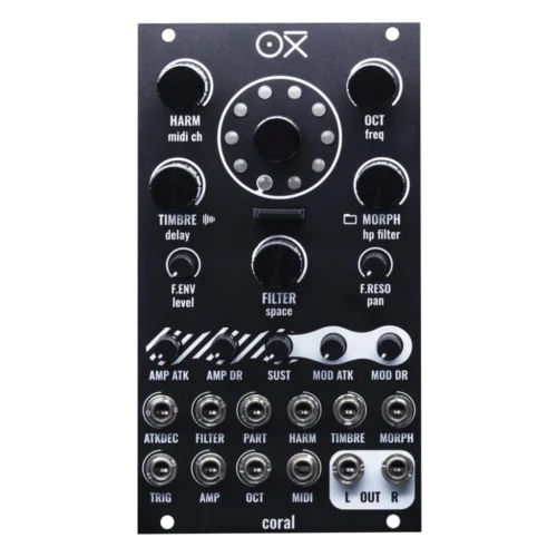 Oxi Instruments Coral Eurorack Polyphonic Multi-Engine Synth Voice Module (Black Edition)