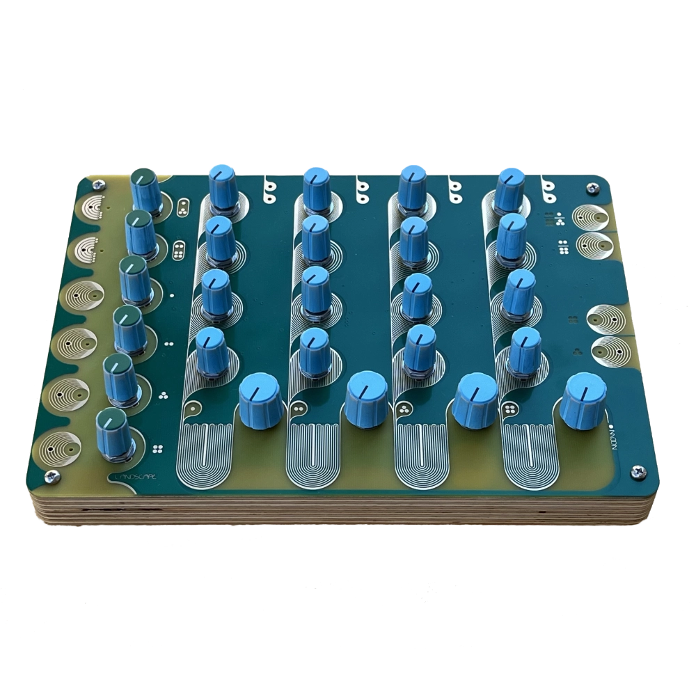 Landscape Moon Desktop Passive Analog Drum Machine and Synthesizer