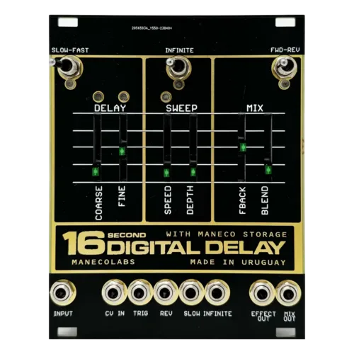 Maneco Labs 16 Seconds Eurorack Digital Delay Module