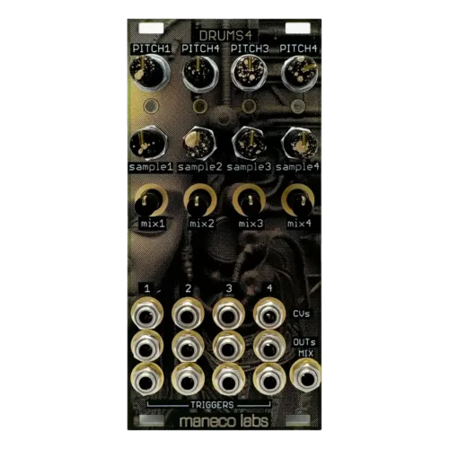 Maneco Labs Drums4 Eurorack Quad Voice Percussion Module