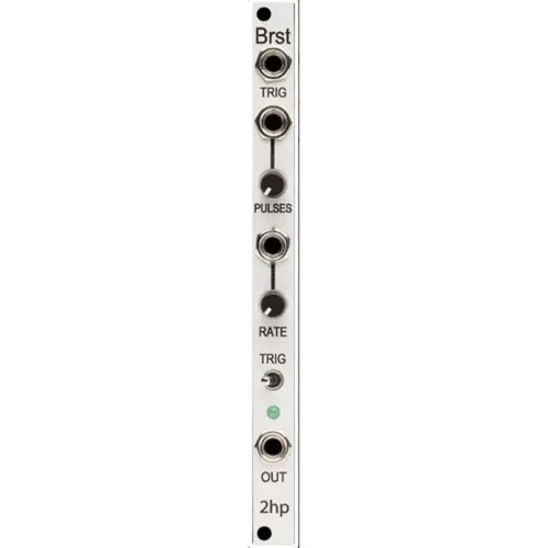 2hp Brst Eurorack Trigger Module (Silver)