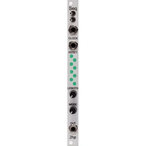 2hp Seq Eurorack Sequencer Module (Silver)
