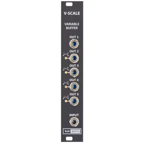 AJH Synths MiniMod V-Scale Eurorack Active Mult Module (Black Panel)