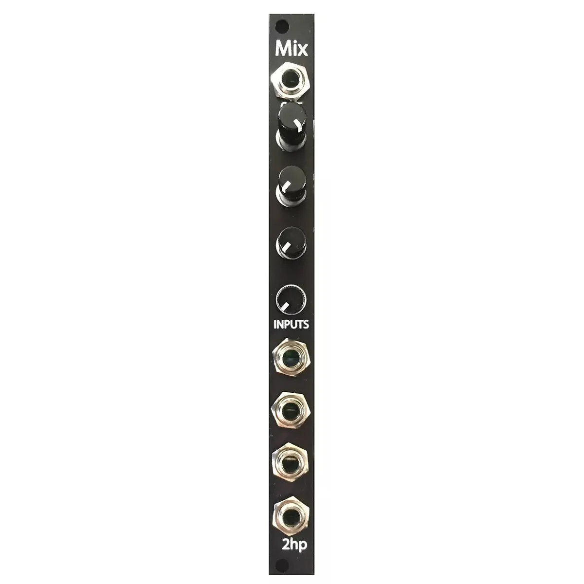 2hp Mix Eurorack Audio Mixer Module (Black)