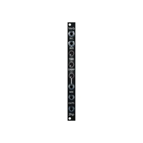 2hp Verb Eurorack Reverb Module (Black)