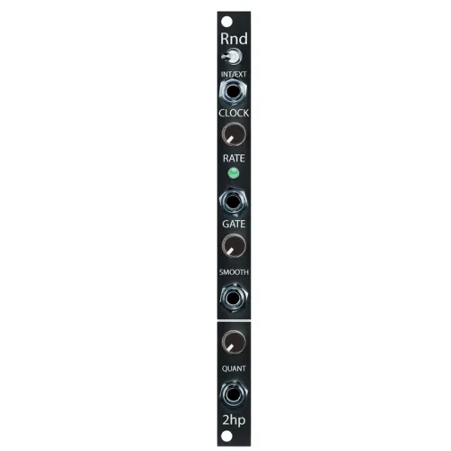 2hp Rnd V2 Eurorack Random Voltage Generator Module (Black)