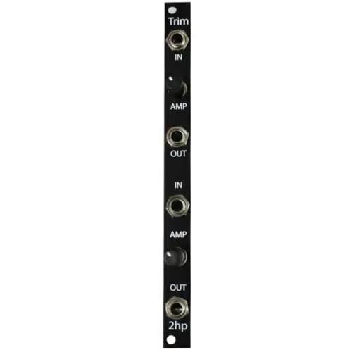 2HP Trim Eurorack Attenuator Module (Black)