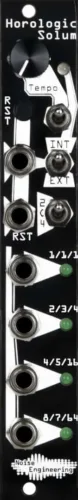 Noise Engineering Horologic Solum Eurorack Clock Module (Black)