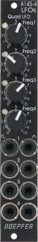 Doepfer A-145-4-V Eurorack Quad LFO Module (Black)