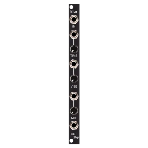 2hp Blur Eurorack Spectral Processor Module (Black)