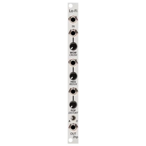 2hp Lo-Fi Eurorack Analog Digital Degradation Emulator Module (Silver)
