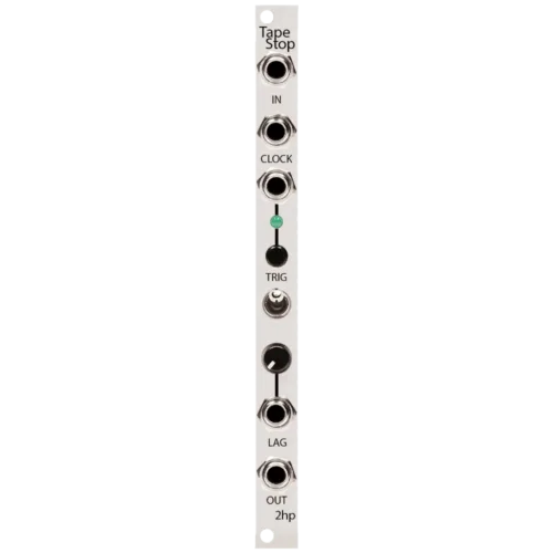 2hp Tape Stop Eurorack Clock-syncable Tape Effect Module (Silver)