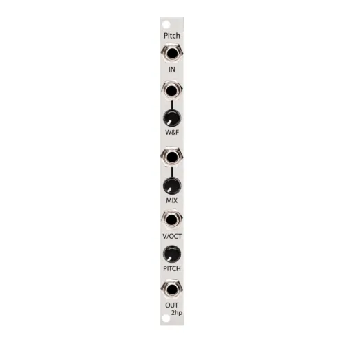 2hp Pitch Time-Domain Pitch Shifter Eurorack Module (Silver)