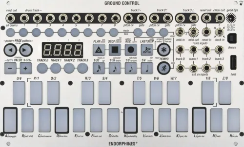 Endorphin.es Ground Control Eurorack Sequencer Module (Silver)