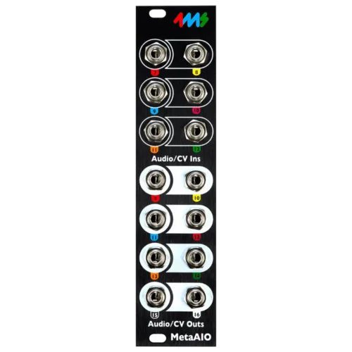 4ms MetaAIO Eurorack Audio CV Expander Module (MetaModule)
