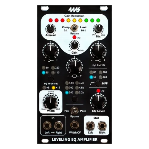 4ms LEQA Eurorack Leveling EQ Amplifier Module