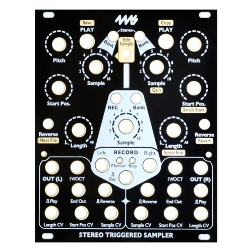 4ms Stereo Triggered Sampler Black Faceplate (Faceplate Only)