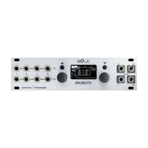 Plum Audio 1uO_c – 4ROBOTS Eurorack Module (Ornament and Crime) (Silver – 1U)