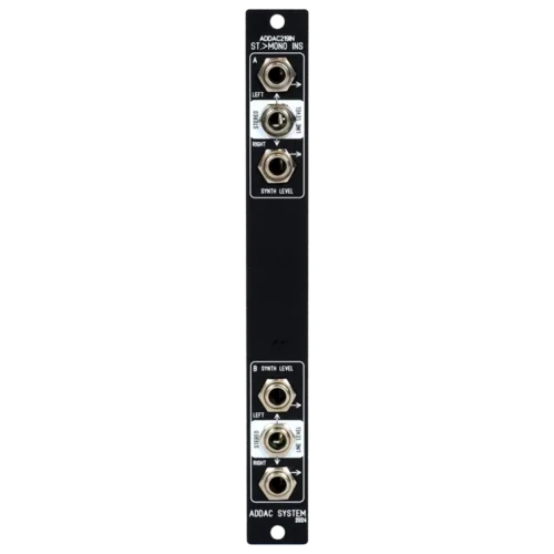 ADDAC 219IN Eurorack Stereo to Dual Mono Module