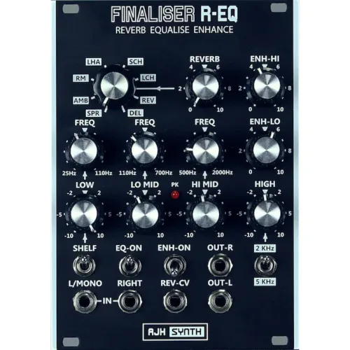 AJH Synths Finaliser R-EQ Eurorack Master Output Module (Vintage Black)