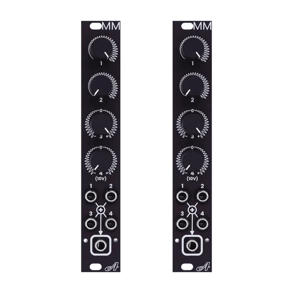 AtoVproject MMx2 Eurorack Matrix Mixer Utility Module (Black)
