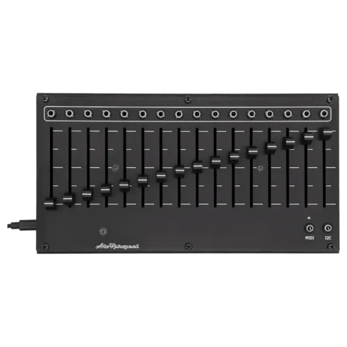 AtoVproject 16n Faderbank CV and MIDI Controller (Black)