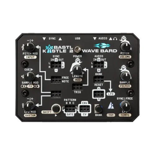 Bastl Instruments Kastle 2 Wave Bard Patchable Stereo Sample Player Device
