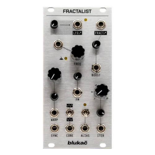 Blukac Fractalist Eurorack Waveform Generator LFO Module (Silver)