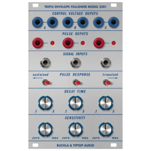 Buchla and Tiptop Audio 230t Eurorack Triple Envelope Follower Module