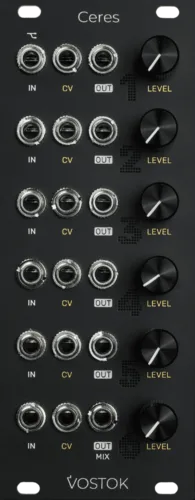 Vostok Instruments Ceres High-Class Linear VCA and Eurorack Mixer Module