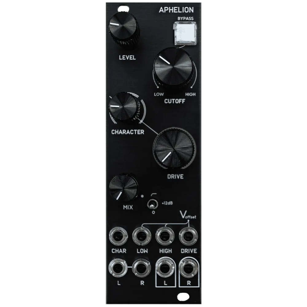 Cosmotronic Aphelion Eurorack Stereo Distortion, Filter and VCA Module (Black)