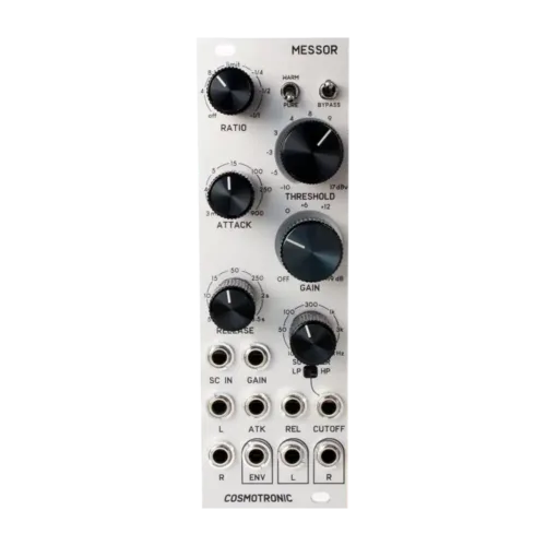 Cosmotronic Messor Stereo Compressor and Transient Shaper Eurorack Module (Silver)