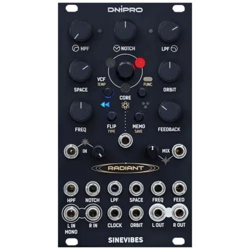 Dnipro Modular X Sinevibes Radiant Eurorack Morphable Effect Processor Module