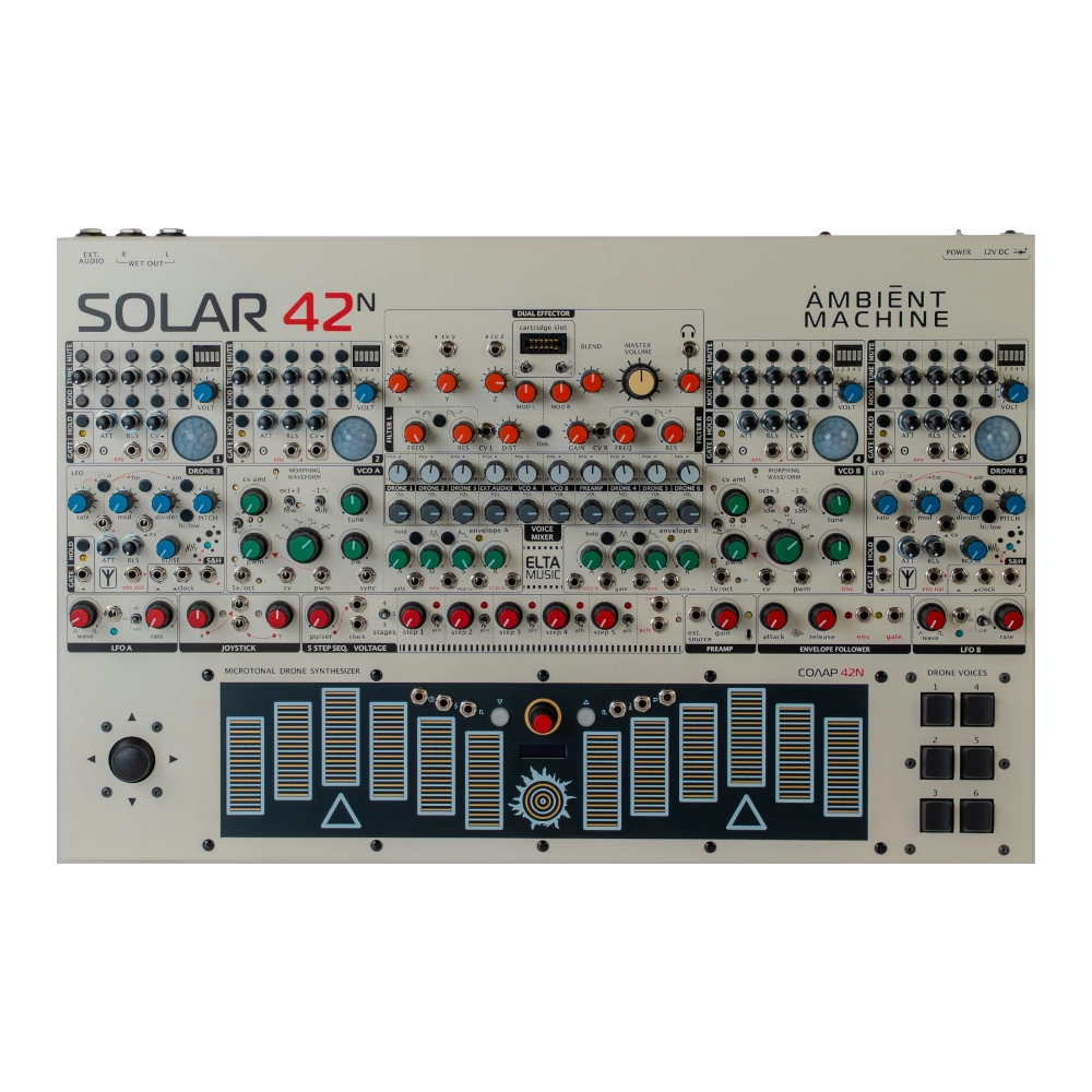 Elta Music Solar 42N Analogue Semi-Modular Ambient Drone Instrument (White)