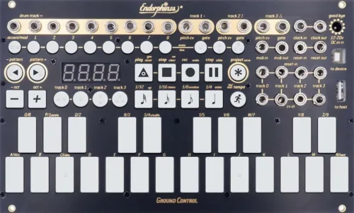 Endorphin.es Ground Control Eurorack Sequencer Module (Black)