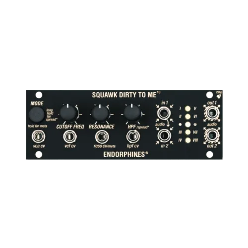 Endorphin.es Squawk Dirty To Me 1U Eurorack Filter Module