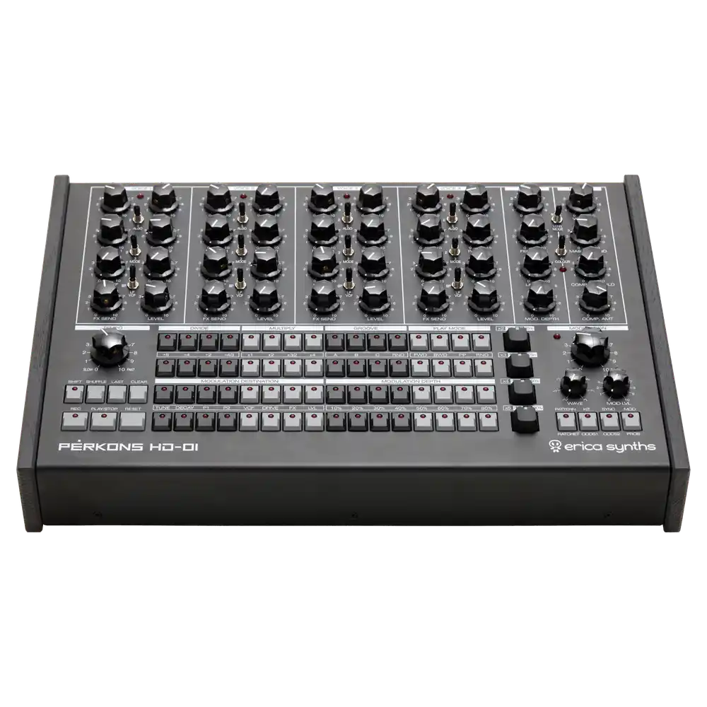 Erica Synths Perkons HD-01 Desktop Groovebox (Black) - Image 2