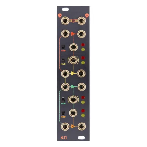 Frap Tools 411 Quad Linear VCA Eurorack Module