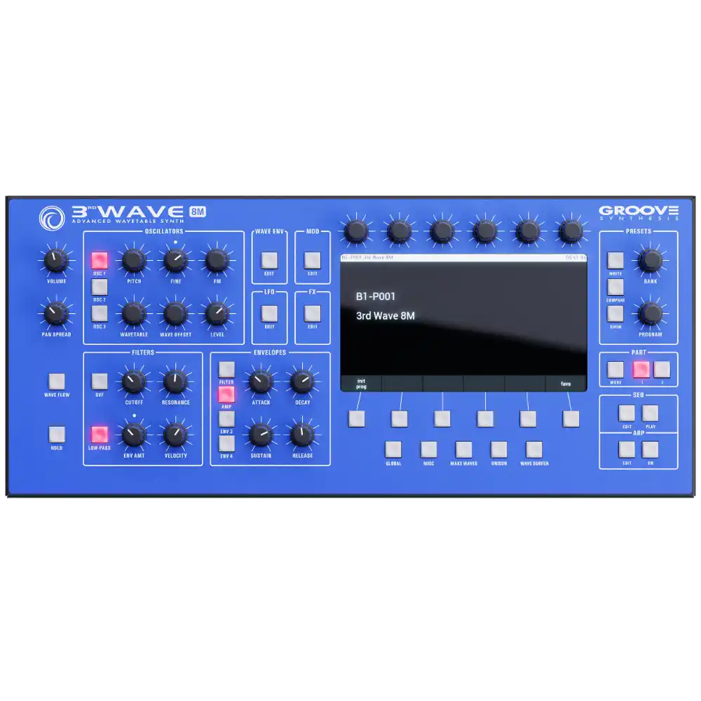 Groove Synthesis 3rd Wave 8M Desktop 8 Voice Synthesiser